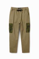 Cargobroek met zakken - GREEN - 7/8