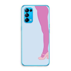 Pink panty: Oppo Find X3 Lite Transparant Hoesje