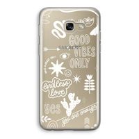 Good vibes: Samsung Galaxy A5 (2017) Transparant Hoesje