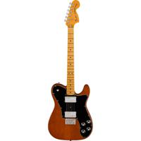 Fender American Vintage II 1975 Telecaster Deluxe Mocha MN elektrische gitaar met koffer