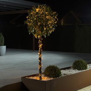 Kerstboomverlichting voor buiten - 160 LEDs - Extra warm wit - 12,7 meter - Vuurvlieg effect - Kerstverlichting - Lichtsnoer