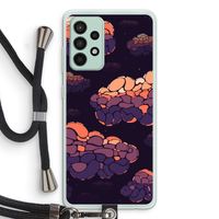 Patroon Wolken: Samsung Galaxy A52s 5G Transparant Hoesje met koord