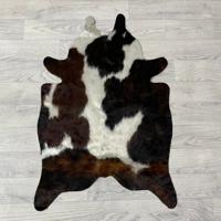 Kleine koeienhuid bruin wit zwart (Normandiër) 90x60cm