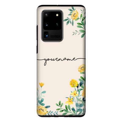 Gele bloemen: Samsung Galaxy S20 Ultra Tough Case