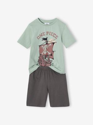 Pyjashort One Piece® met twee kleuren blauwgroen