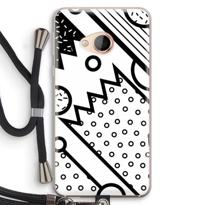 Pop Art #4: HTC U Play Transparant Hoesje met koord