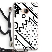 Pop Art #4: HTC U Play Transparant Hoesje met koord
