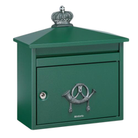 Brievenbus groen m.posthoorn d210