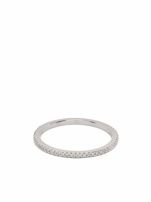 Djula bague de fiançailles en or blanc 18ct sertie de diamants - Argent