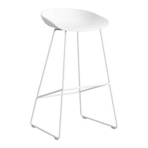 HAY About a Stool AAS38 Barkruk - H 75cn - White Steel - White