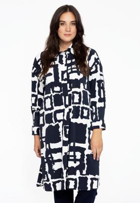 Yoek Tuniek met gesmokte details | Blauw | Maat 46/48