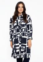 Yoek Tuniek met gesmokte details | Blauw | Maat 42/44