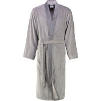 Cawö Cawö Heren Badjas 5840 Velours Kimono Stein 56