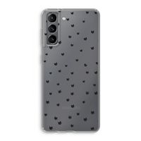 Kleine kattenkopjes: Samsung Galaxy S21 Transparant Hoesje