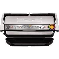 Tefal Optigrill XL Contactgrill Elektrisch Automatische temperatuuraanpassing RVS (geborsteld), Zwart