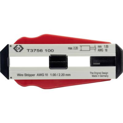 C.K T3756 100 Draadstripper Geschikt voor: PVC-draden, PTFE-draden 1.00 mm (max)