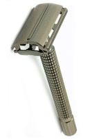 TIMOR double edge safety razor zwartchroom 100mm handvat