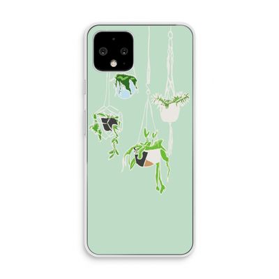 Hang In There: Pixel 4 Transparant Hoesje