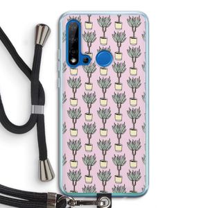 Boompje: Huawei P20 Lite (2019) Transparant Hoesje met koord