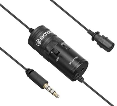 BOYA BY-M1 PRO dasspeld-microfoon voor smartphone en camera
