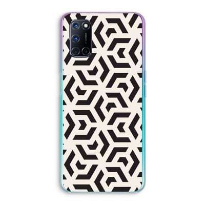 Crazy pattern: Oppo A72 Transparant Hoesje