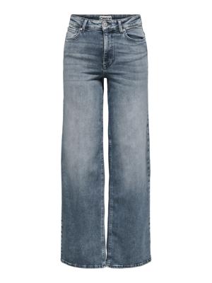 Only Onlmadison Blush Hw Wide Dnm Rea570 Noos Loose Fit Special Blue Grey Denim