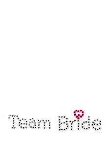 The Beautiful Bride Shop Team Bride-Sticker