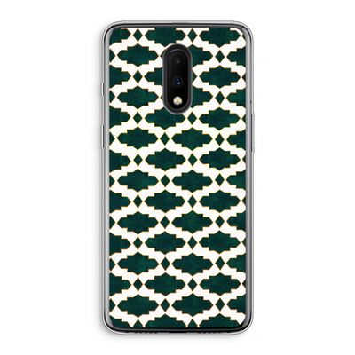 Moroccan tiles: OnePlus 7 Transparant Hoesje