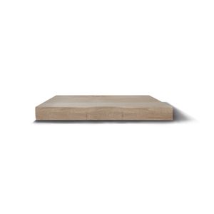 Onderblad BWS Eiken Massief Hout Recht 70 cm Olie Wit