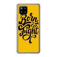 Born to Fight: Samsung Galaxy A42 5G Transparant Hoesje