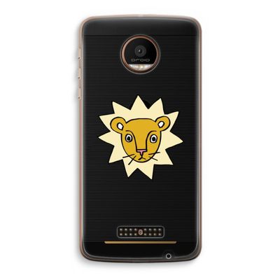 Kleine leeuw: Motorola Moto Z Force Transparant Hoesje