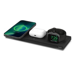 Belkin BOOST↑CHARGE PRO Hoofdtelefoons, Smartphone, Smartwatch Zwart Draadloos opladen Snel opladen Binnen
