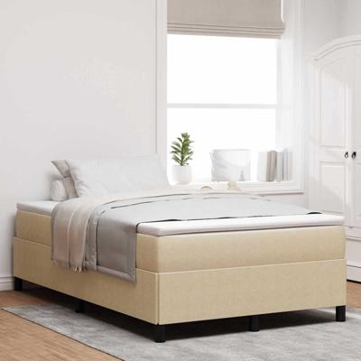 Bedframe Grijs groen 120 x 200 cm Katoenen stof