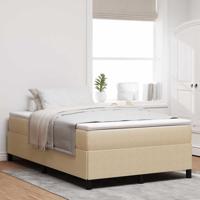 Bedframe Grijs groen 120 x 200 cm Katoenen stof