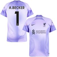 Liverpool Keepersshirt 2022-2023 + A.Becker 1 - thumbnail