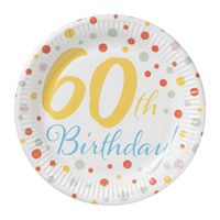 Borden 60 jaar - 8 stuks