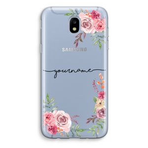 Rozen: Samsung Galaxy J5 (2017) Transparant Hoesje