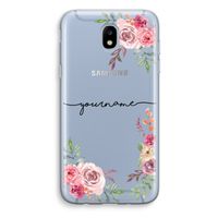 Rozen: Samsung Galaxy J5 (2017) Transparant Hoesje