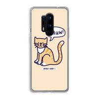 Miauw: OnePlus 8 Pro Transparant Hoesje