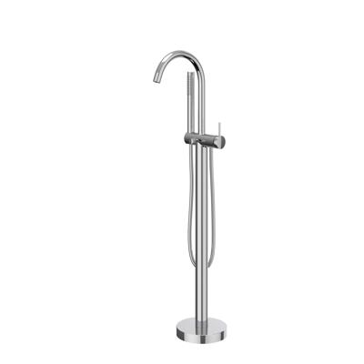 Badmengkraan IVY Bond Vrijstaand Met Draaibare Uitloop Slang 150 cm En Staaf Handdouche Chroom