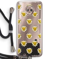 Leeuwenkoppen: Motorola Moto G6 Transparant Hoesje met koord