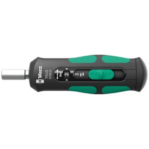 Wera 7510 Kraftform Safe-Torque Speed draaimomentschroevendraaier, 1-3 Nm, 1/4" x 1,0 Nm x 1,5 Nm x 2,0 Nm x 2,5 Nm x 3,0 Nm x 147.5 mm - 05075810001