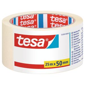 Tesa Afplaktape/schilderstape - 50 mm x 25 m - maskeertape - schilderen tools