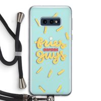 Always fries: Samsung Galaxy S10e Transparant Hoesje met koord