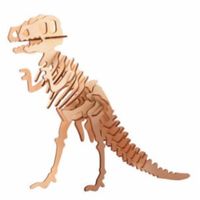 Houten 3D puzzel dinosaurus Tyrannosaurus Rex 21 cm - thumbnail