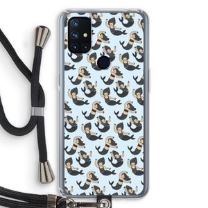 Zeemeermin: OnePlus Nord N10 5G Transparant Hoesje met koord