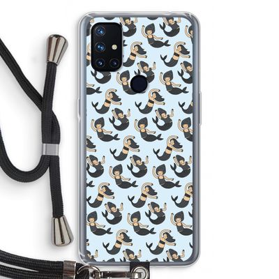 Zeemeermin: OnePlus Nord N10 5G Transparant Hoesje met koord