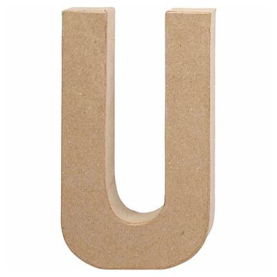 Creativ Company letter papier-maché u, 20,5cm