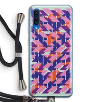 Skew Blush 3: Samsung Galaxy A50 Transparant Hoesje met koord