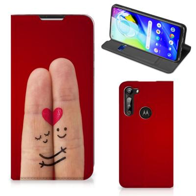 Motorola Moto G8 Power Hippe | Standcase | Liefde - Origineel Romantisch Cadeau
